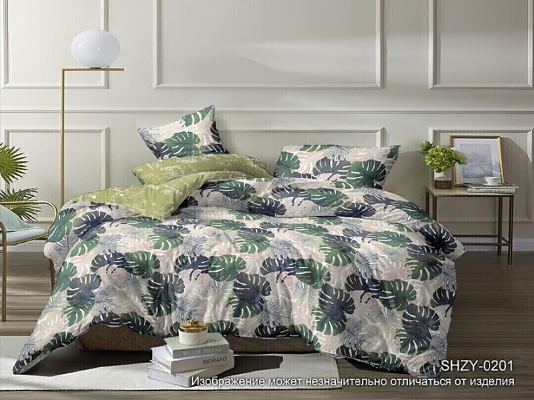 КПБ 1,5сп поплин Люксор <0201 A/B Скидка 10%>