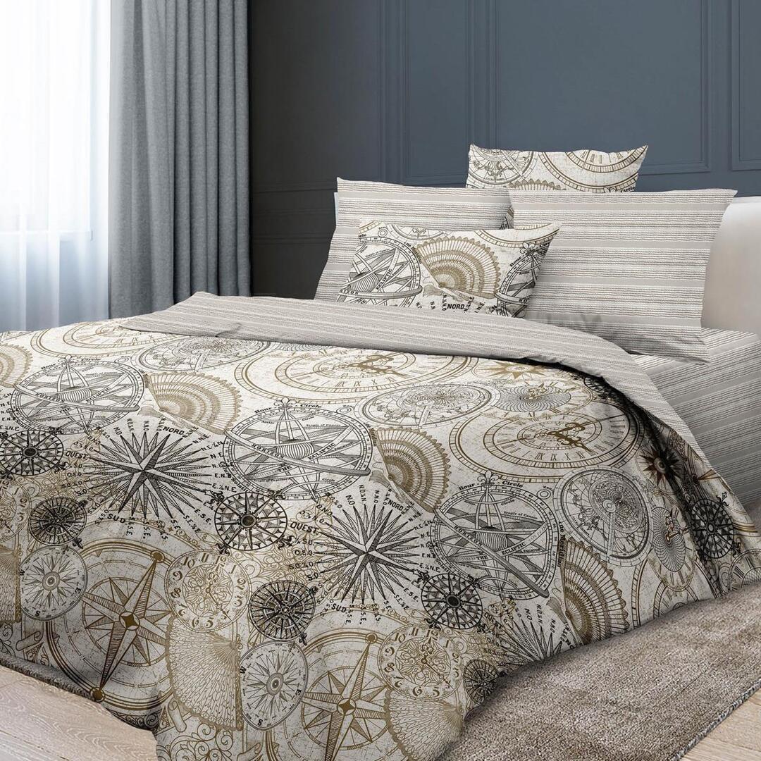 Простыня 1,5сп (150*210) бязь Премиум Реноме <6741-1 Гилберт> (арт.38/003)