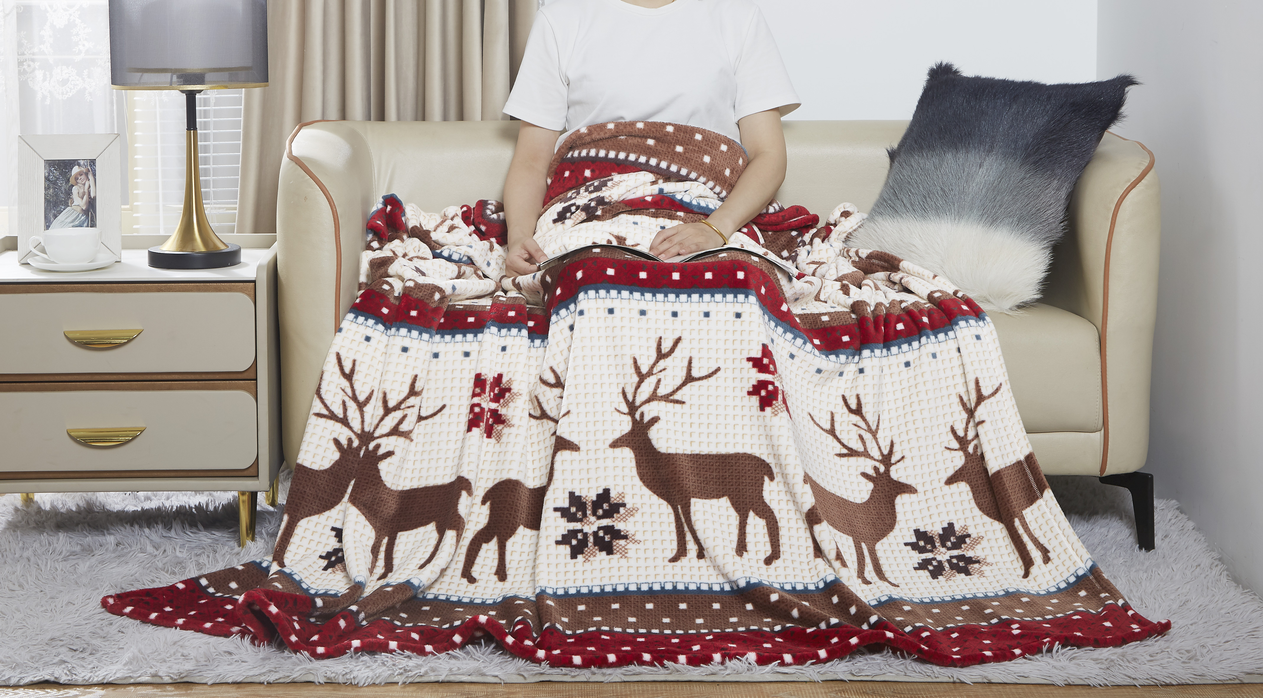 Плед фленер Элит Реноме  