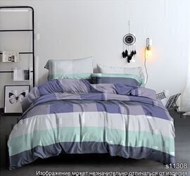 КПБ полисатин с простыней Pandora