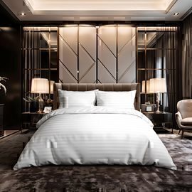 КПБ страйп-сатин (нав ) Verossa Stripe